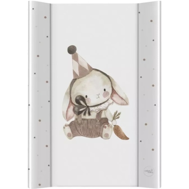Saltea de Infasat Ceba Baby Ultra Light 50x70cm cu intaritura Iepurasul Clovn