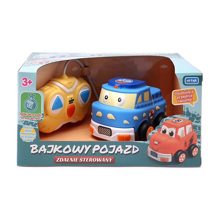 Set Masinute, control simplu, efecte luminoase, pastel, 25.2x13x14.3cm