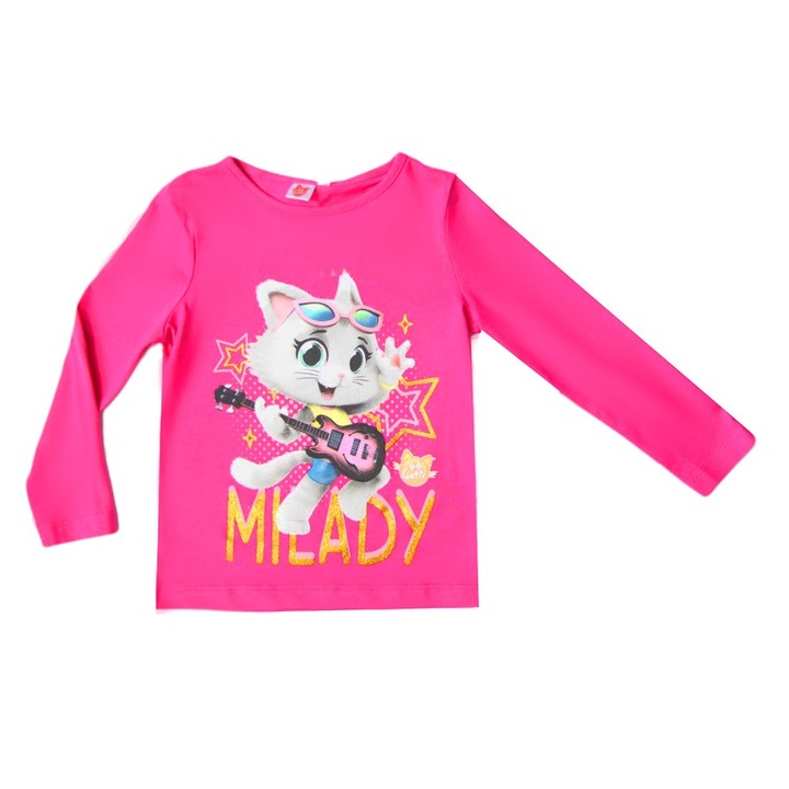 Детска блуза 44 Gatti, памук, розова, Розово, 110 CM