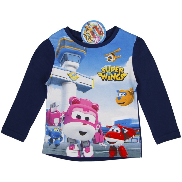 Момичешка блуза Super Wings, Многоцветен