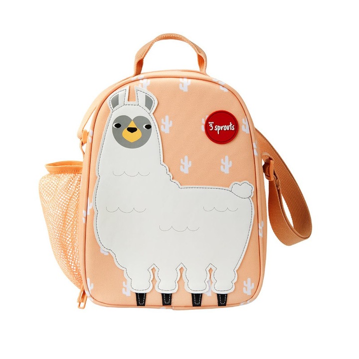 Geanta termoizolanta copii 'Llama', 3 Sprouts, Multicolor