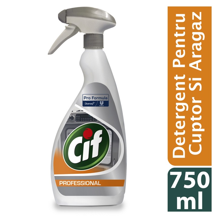Detergent pentru cuptor si aragaz Cif Professional, 0,75 l