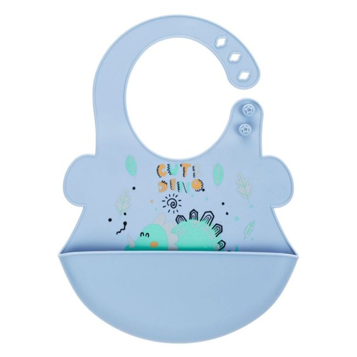 Силиконов лигавник за събиране на храна Ciel Dinosaur 27x20см