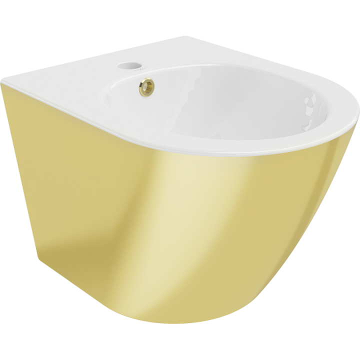 Bideu, Mexen, 16090, Ceramica, Alb/Auriu, 48x37x32.5 cm