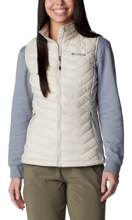 Vesta dama, Columbia Powder Pass Vest 1832222278, Bej, M