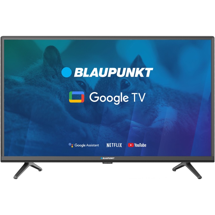 Televizor Blaupunkt LED 32HBG5000S, 81 cm, Smart Google TV, HD, Clasa F