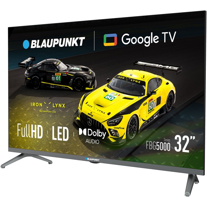 Televizor Blaupunkt LED 32FBG5000S, 81 cm, Smart Google TV, Full HD, Clasa F