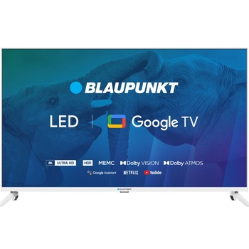 Televizor Blaupunkt LED 43UBG6010S, 109 cm, Smart Google TV, 4K Ultra HD, Clasa G