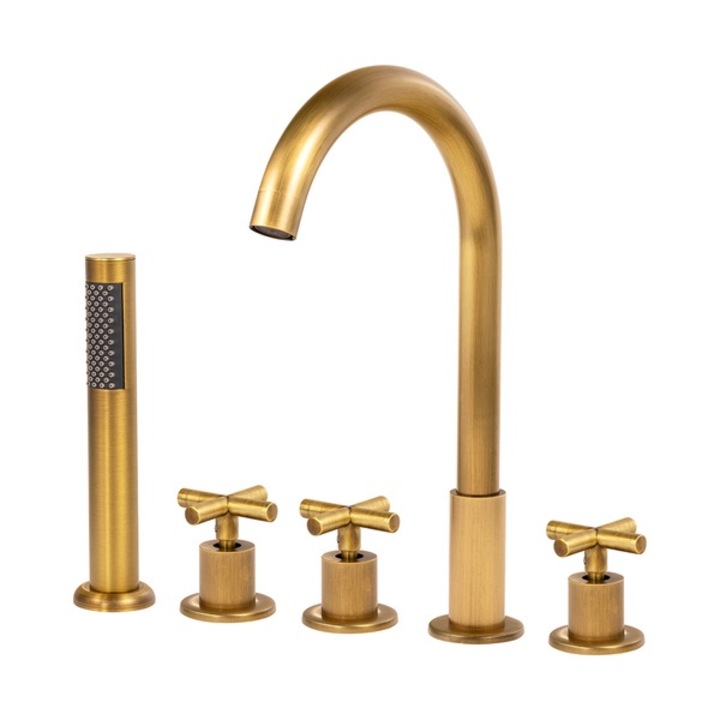 Baterie cada Silla S-1104V, cu aerator, 5 gauri, montaj pe cada, Antichizat