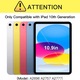 Husa Cu Tastatura Touchpad, JODAKOR®, Pentru iPad 10 Gen.2022 10,9" si iPad 11 (A16) 2025, Fara fir, Bluetooth, Iluminare De Fundal in 7 Culori, Cu Stilou, Mouse, Membrana Din Silicon Pentru Tastatura, Roz