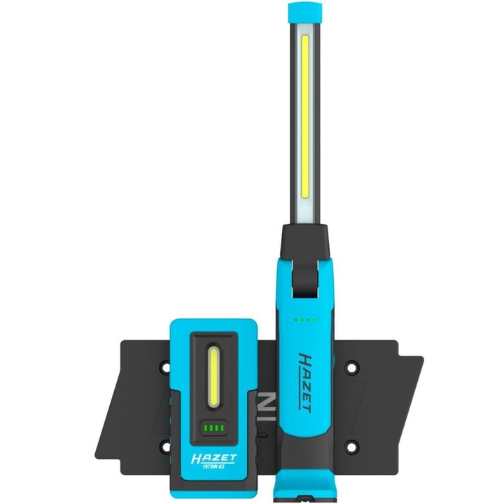 Работна лампа с безжично зареждане Hazet 1979W1/3 Black/Blue