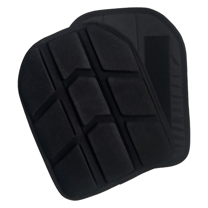 Set 2 protectii tactice, EMERSONGEARS, Ergonomic si Respirabil, Negru