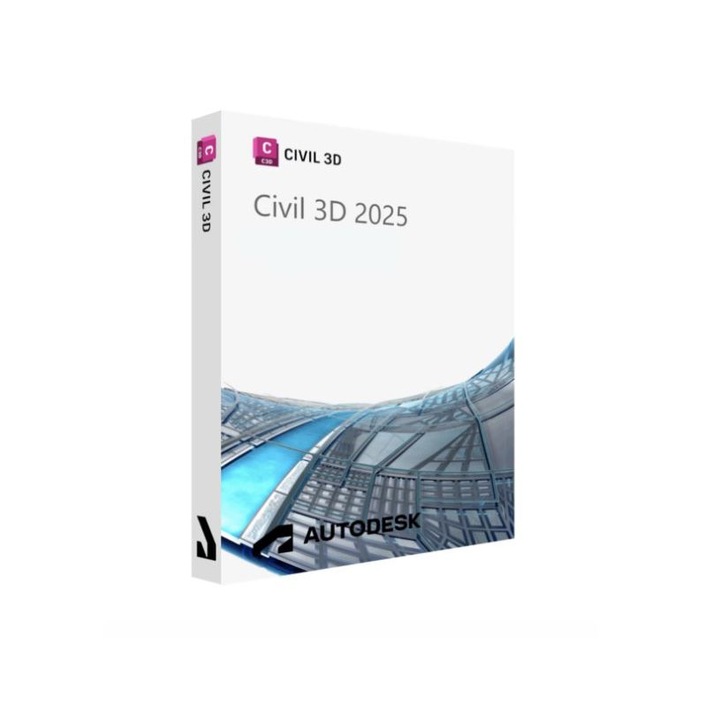 Autodesk Civil 3d 2025, kereskedelmi licenc, 1 felhasználó, érvényesség 1 év