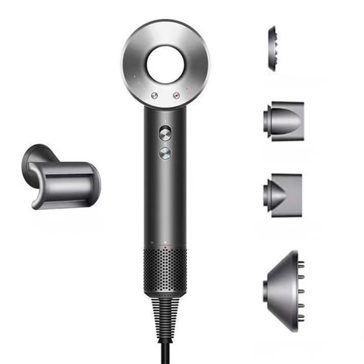 Сешоар Classic, 3 температурни степени, Grey, 1W, 5 дюзи