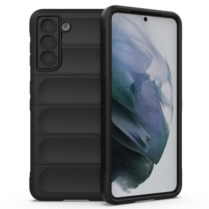 Husa antisoc pentru Samsung Galaxy S21 5G, Accesorio Magic Shield, Black