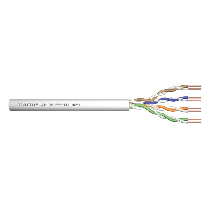 Инсталационен кабел Assmann CAT5e U-UTP, 305m, сив