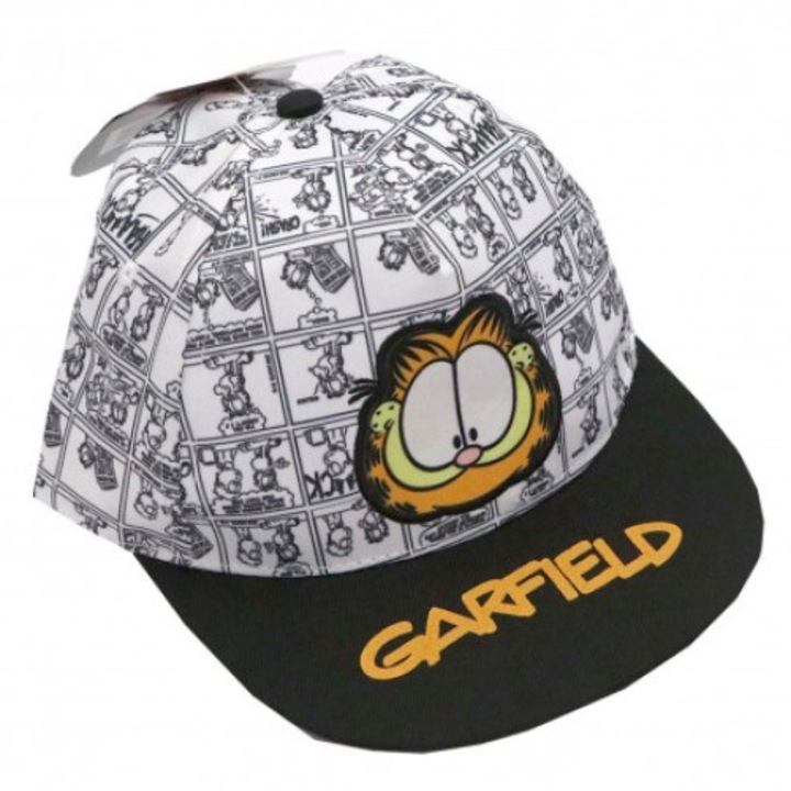 Детска бейзболна шапка Garfield 24048, 54 см, Черен