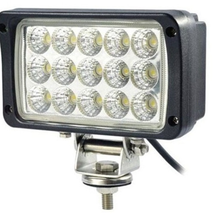 Proiector LED Auto Offroad Xenon Bright, 45W, 3300 lumeni, Negru, 155x92x73mm