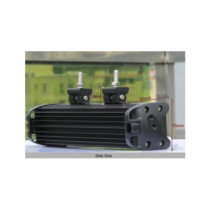 Bara LED Auto Xenon Bright 120W, 12960 Lumeni, Negru, 28"x70cm