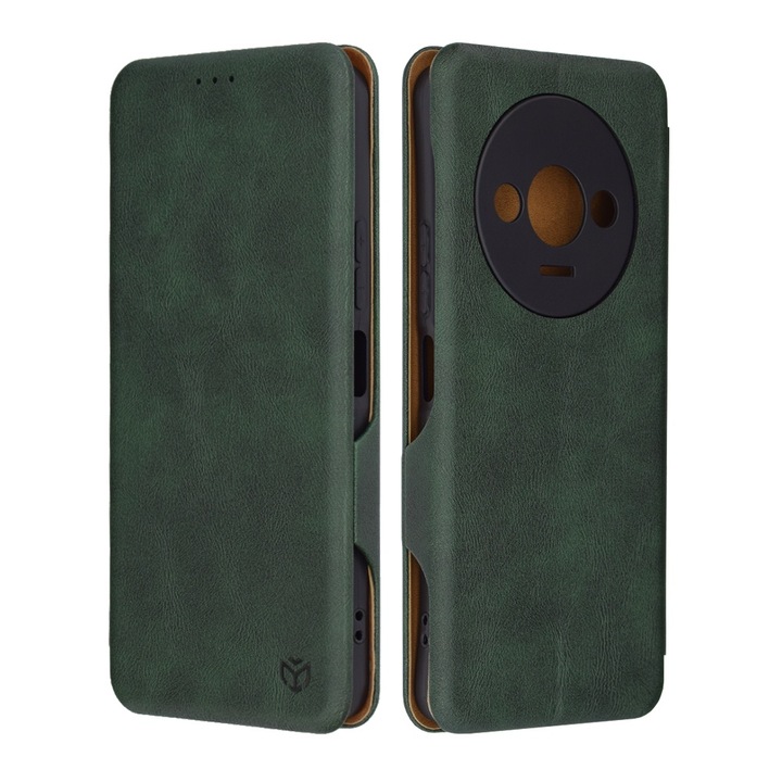 Кейс за Xiaomi Redmi A3, Techsuit Safe Wallet Plus, зелен