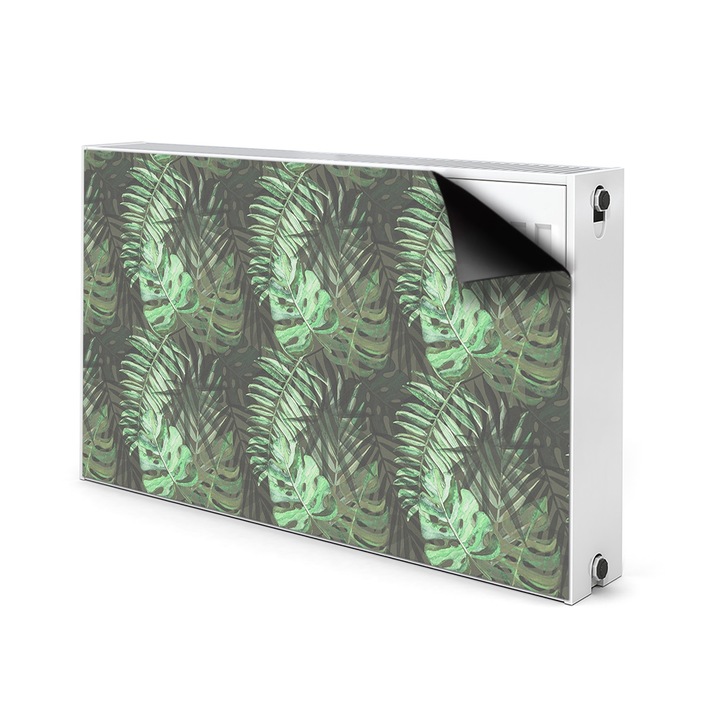 Magnet pentru radiator, Magnet incalzitor, Monster tropical, verde, 100 cm x 60 cm