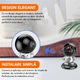 Camera de supraveghere tip robot, Spionescu, functie baby monitor, MP3, rotire 360 grade, Full HD 1080P, Wi-Fi, mod noapte, urmarire automata, vorbire birectionala, stocare in cloud, argintiu