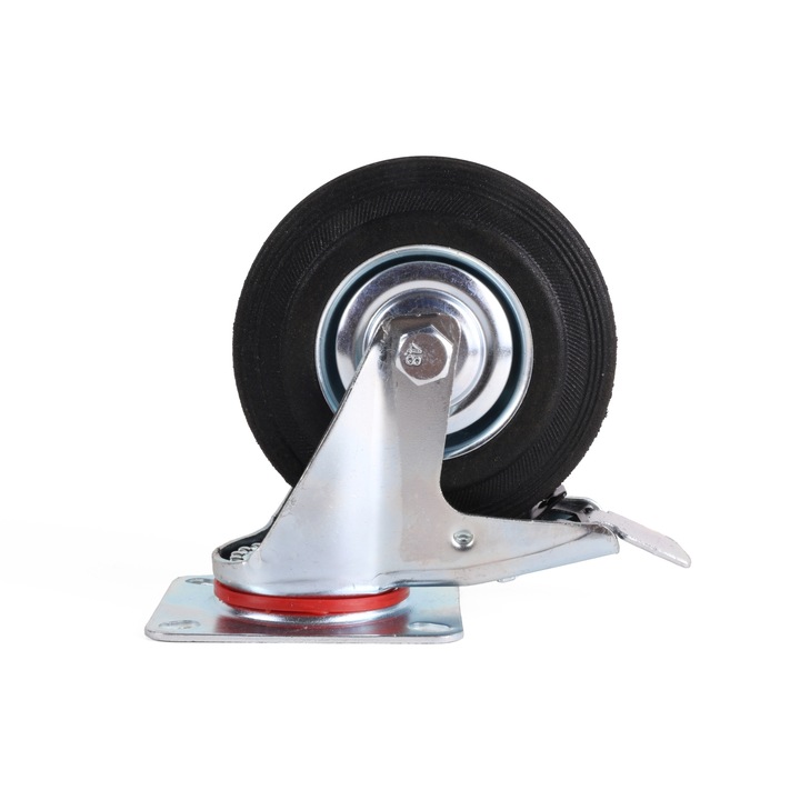 Roata pivotanta cu frana 125 mm