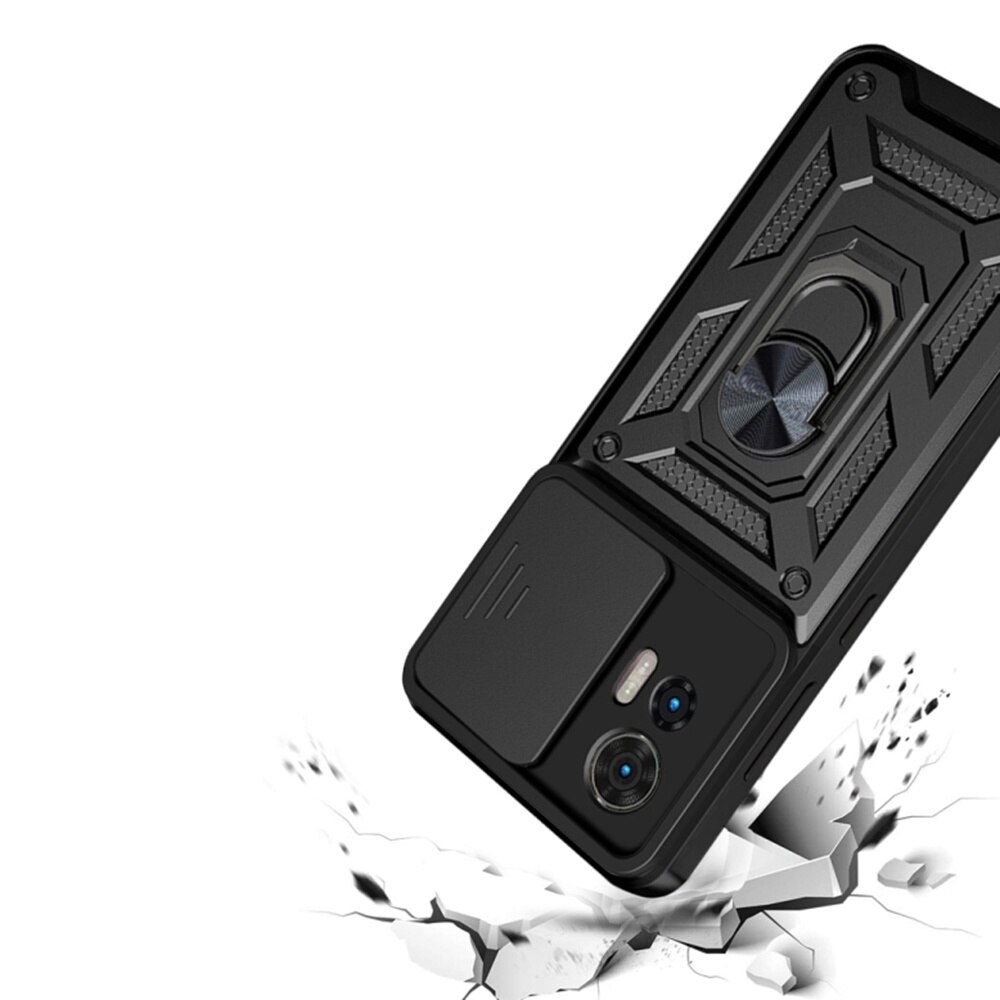 Husa pentru Motorola Edge 30 Neo, Techsuit CamShield Series, Green