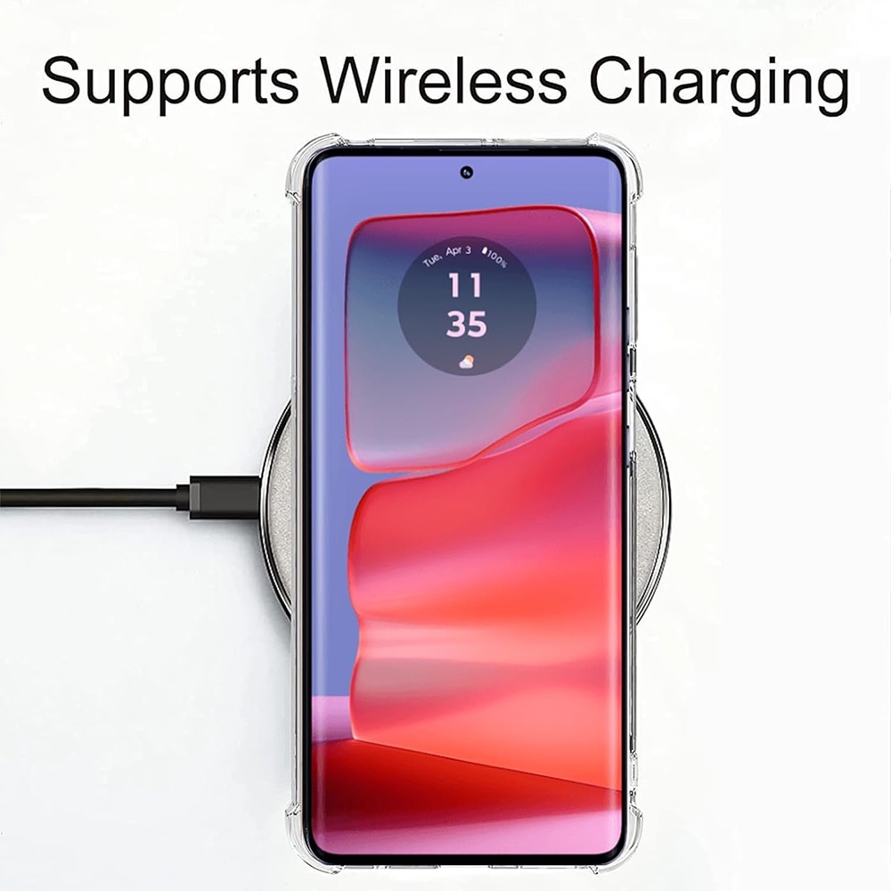 Husa protectie Mat-Tech compatibila cu Motorola Edge 50 Pro, Protectie Camera, Colturi anti-soc, Decupaje Precise, Rezistenta la impact, Margini ridicate pentru protectia ecranului, Transparenta