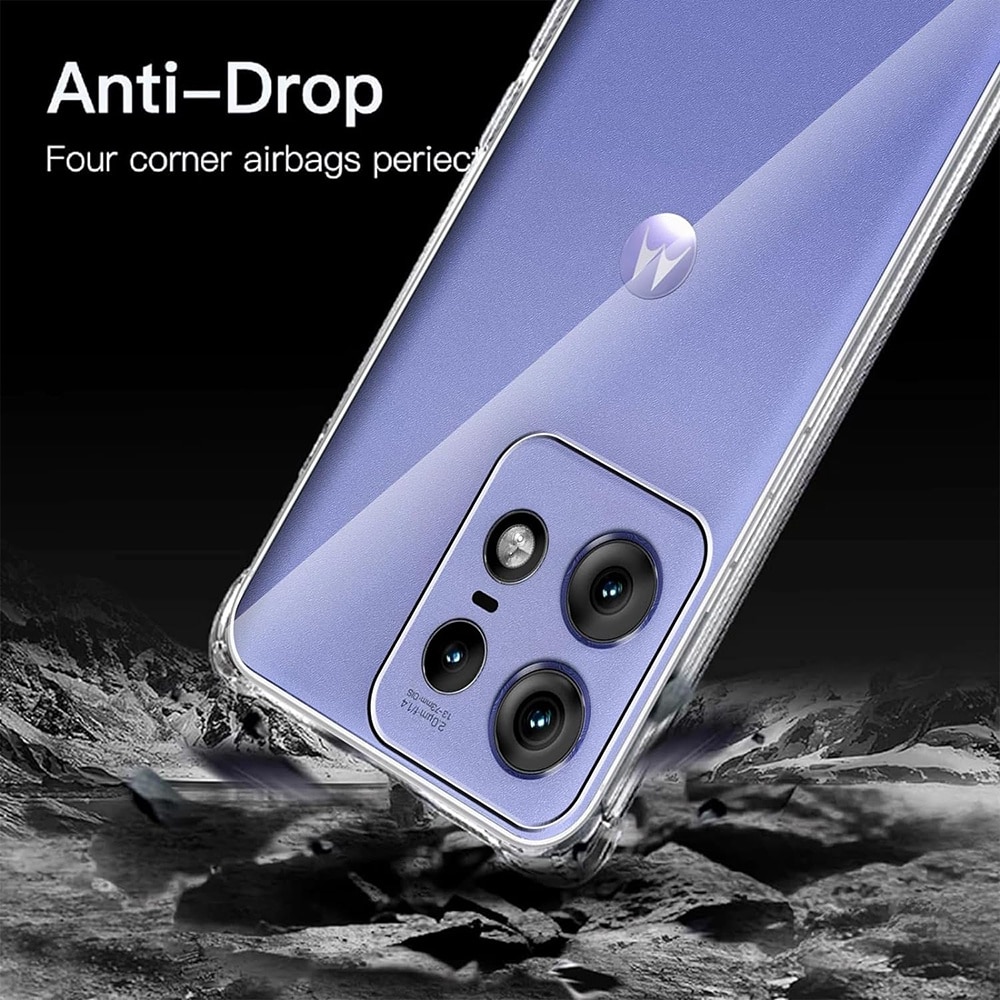 Husa protectie Mat-Tech compatibila cu Motorola Edge 50 Pro, Protectie Camera, Colturi anti-soc, Decupaje Precise, Rezistenta la impact, Margini ridicate pentru protectia ecranului, Transparenta
