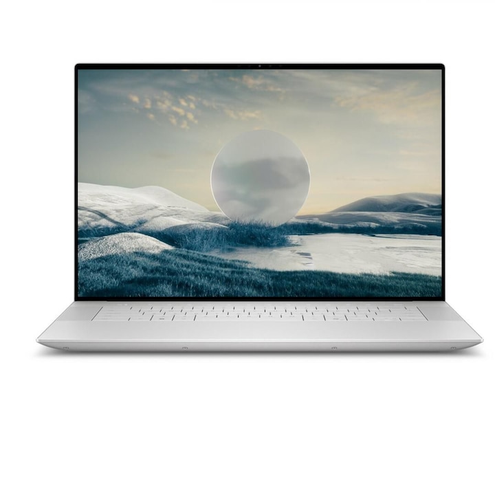 Dell XPS 16 9640 laptop, 16,3" 3840 x 2400 érintőképernyő, Intel Ultra 9 185H 16 C / 22 T, 5,1 GHz, 24 MB gyorsítótár, 64 GB LPDDR5X, 2 TB SSD, Nvidia GeForce RTX 4070, Windows 11 Pro, Ezüst