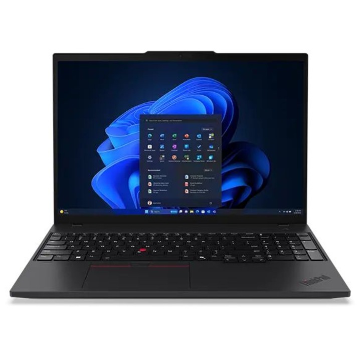 Laptop Lenovo ThinkPad T16 Gen 3, 16 inch 1920 x 1200, Intel Core Ultra 7 155U 12 C / 14 T, 4.8 GHz, 12 MB cache, 64 GB DDR5, 1 TB SSD, Intel Graphics, Windows 11 Pro