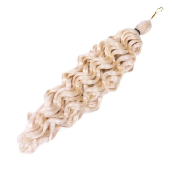 Extensii de par brazilian cu bucle, FRCOLOR 120 cm, 100 g, ondulat Hawaiian 613, 1 buc