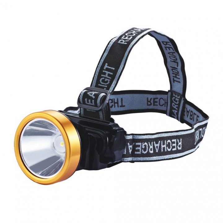 LED лампа за глава Lightex, 2W, 6500K, 150lm, Li-Ion 3.7V, 1200mAh, IP54, micro USB