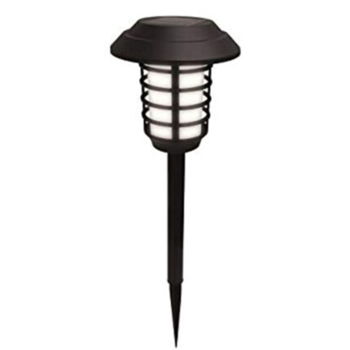 Lampa solara de gradina VG 12292 cu telecomanda, RGB, negru