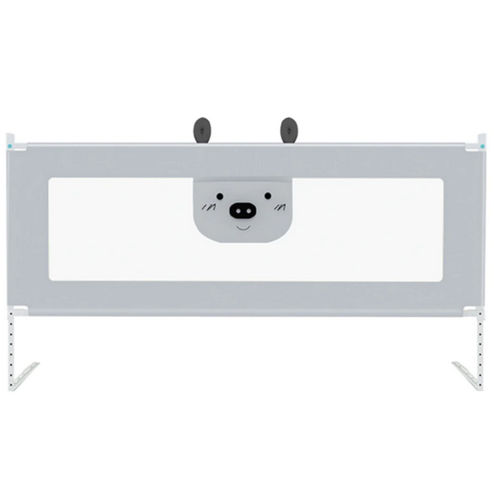 Предпазна преграда за легло HappyKID, XXL, 180 cm, Baby Bear, Плъзгаща се, Регулируема височина 68-98 cm