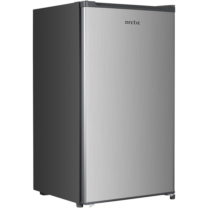 Хладилник с 1 врата Arctic ATF906SN, 89 л, Garden Fresh, Mix Zone, XXL BOTTLE, Клас Е, H 84 см, Сребрист
