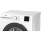 Beko BM3WFSU39413W mosógép, 9 kg, 1400 RPM, A energiaosztály, SteamCure, Újrahasznosított kád, ProSmart Inverter Motor, AddXtra, WaterMode, ColdWash, Fehér