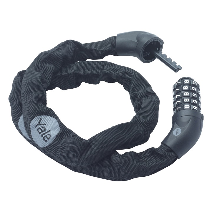 Antifurt bicicleta Yale Essential Security Lant cu cifru 900