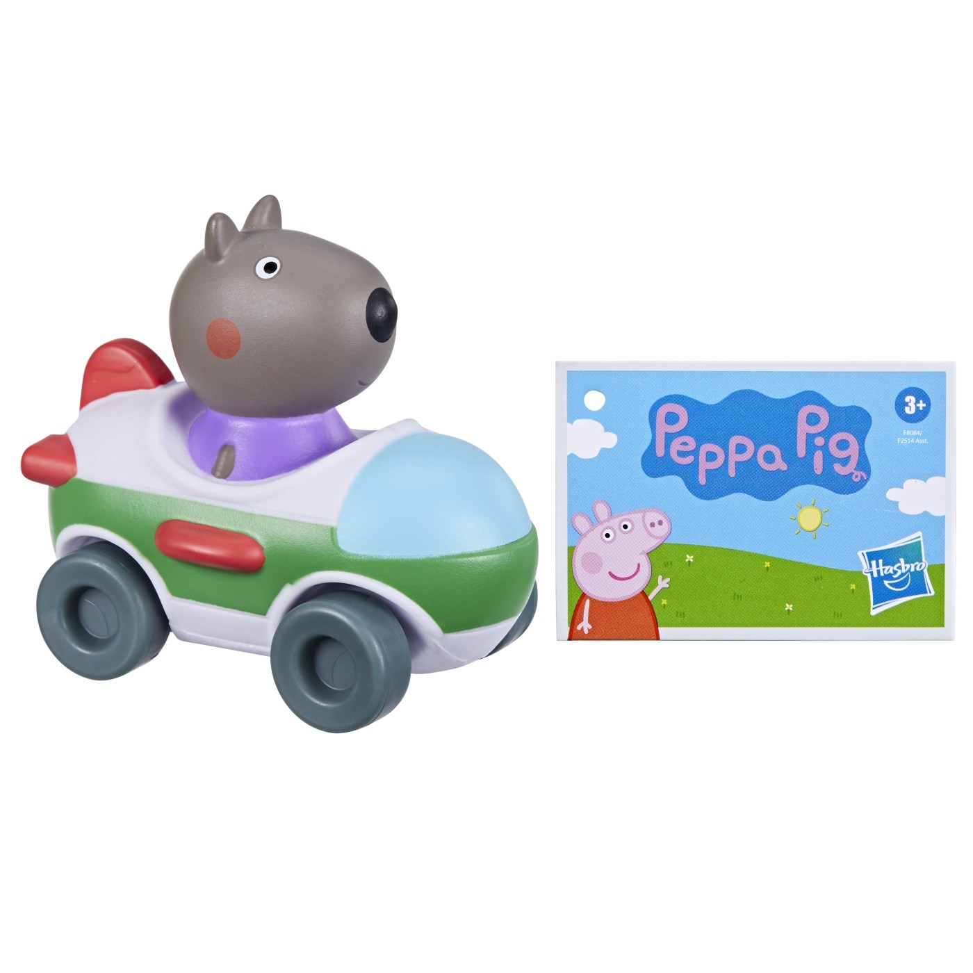 Masinuta Peppa Pig Buggy, cu figurina Danny Pilot