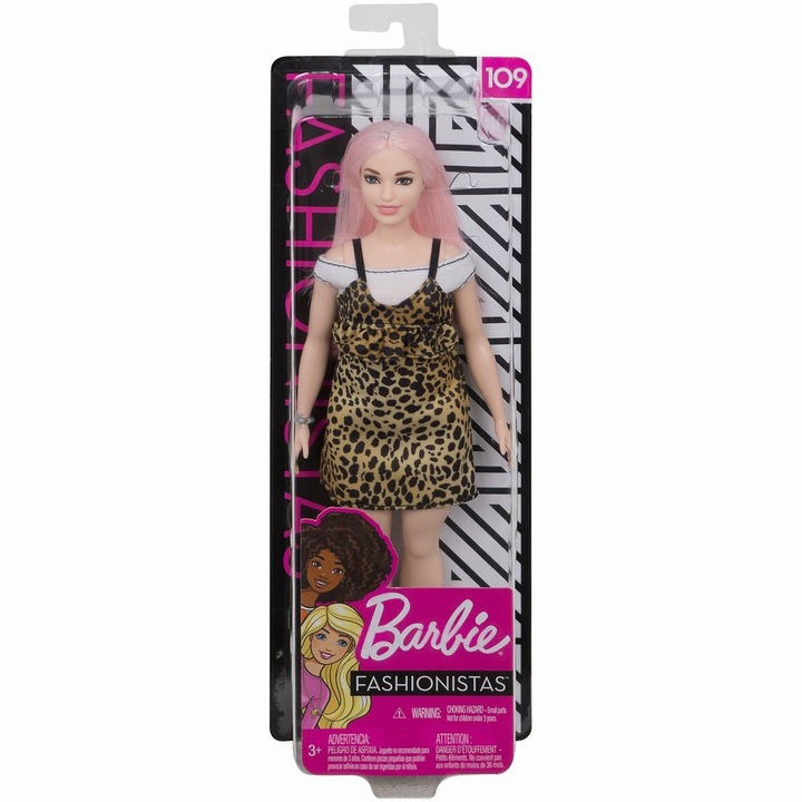 Кукла Barbie Fashionistas - Барби с розова коса