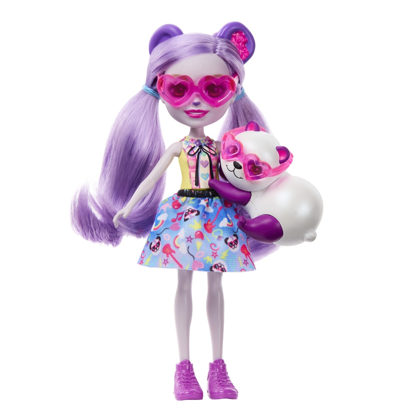 Papusa Enchantimals - Pemma Panda si Clamber - eMAG.ro