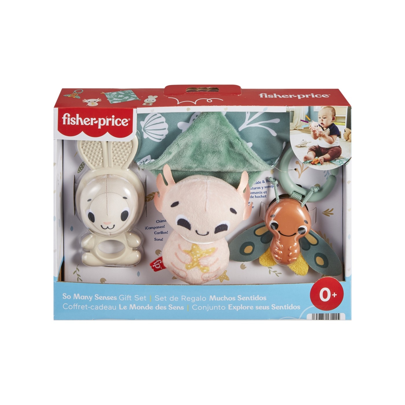 Set 4 jucarii Fisher Price - So many senses