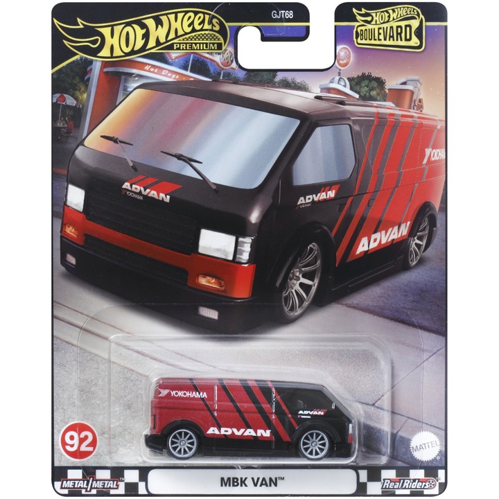 Hot Wheels Boulevard fémautó - Mbk Van, 1:64