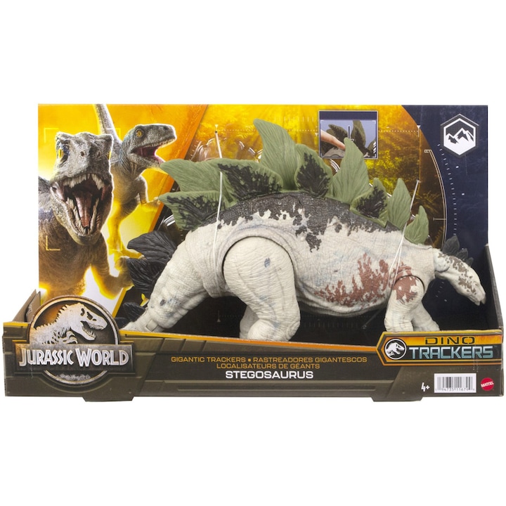 Jurassic World Gigantic Dino Trackers figura - Stegosaurus