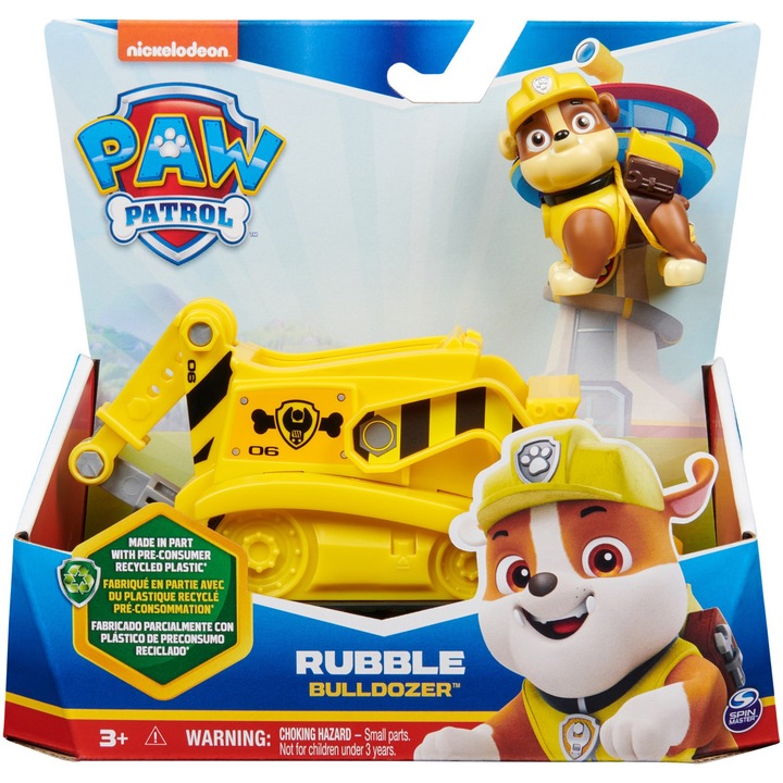 Paw Patrol autó, Rubble figurával