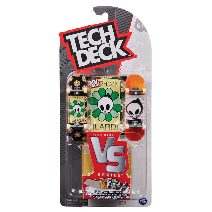 Set Tech Deck - Fingerboard, Pachet cu Obstacol Blind