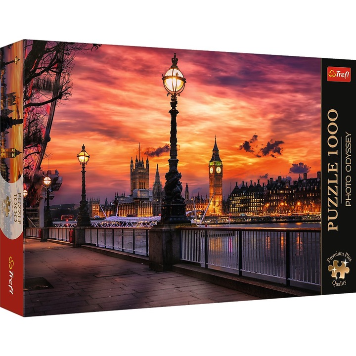 Пъзел Trefl Premium Plus - Photo Odyssey, Big Ben London, 1000 части
