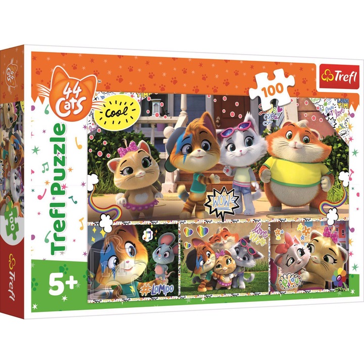 Trefl Great Friends Team Puzzle, 100 - 100 darab