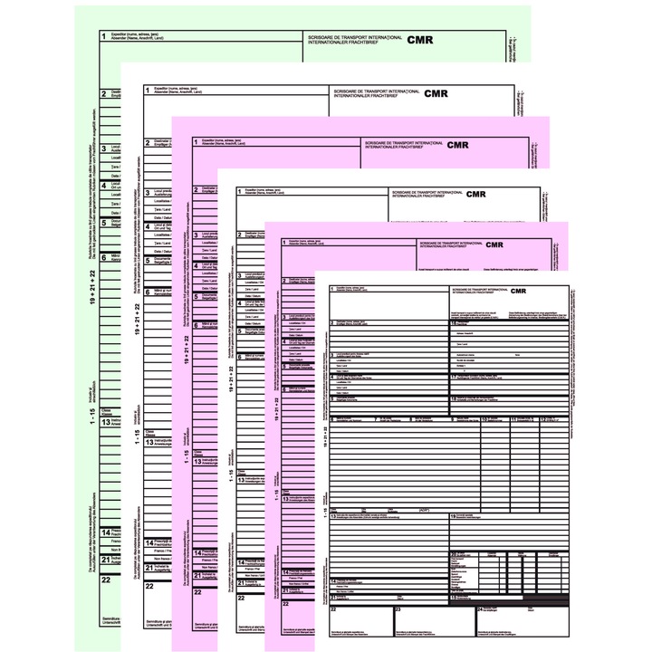CMR товарителница 6 листа А4